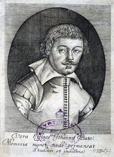 John Bate, engelsk författare, ca 1635 av Unbekannt