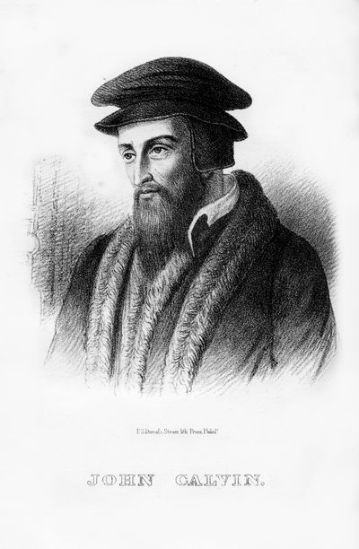 John Calvin, fransk kristen teolog, 1854 av Unbekannt