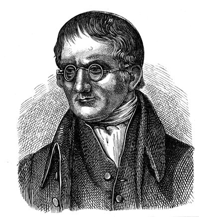 John Dalton, engelsk kemist, 1881 av Unbekannt