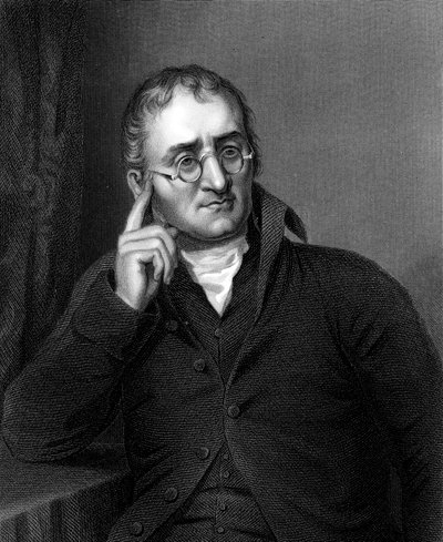 John Dalton, engelsk kemist, c1860 av Unbekannt