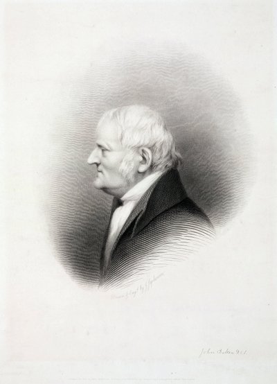 John Dalton, engelsk kemist, tidigt 1800-tal av Unbekannt