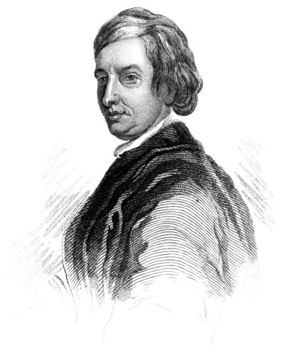 John Dryden, engelsk poet, litteraturkritiker och dramatiker från 1600-talet, c1850 av Unbekannt