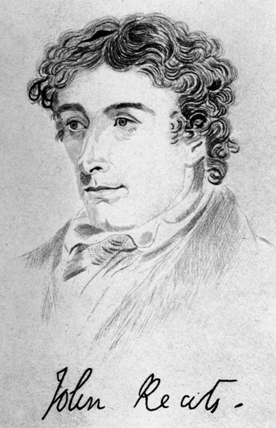 John Keats, engelsk poet, 1912 av Unbekannt