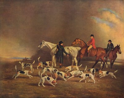John Powlett and his Hounds, c1700- till 1800-talet, 1929 av Unbekannt