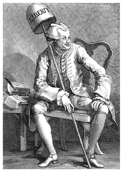 John Wilkes, engelsk politiker, 1763 1895 av Unbekannt