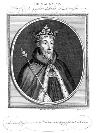 John of Gaunt, hertig av Lancaster 1340-1399 av Unbekannt