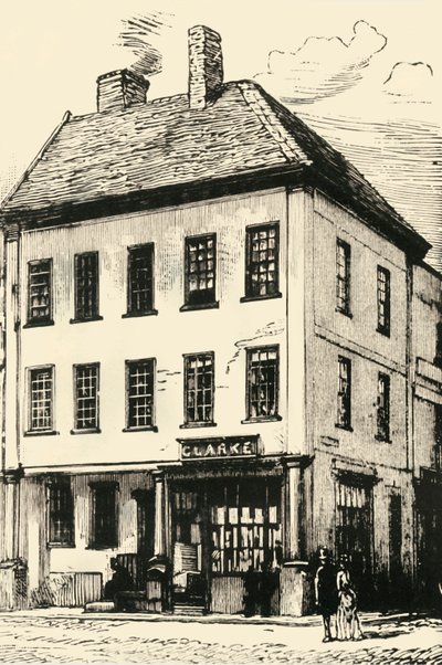 Johnsons födelseplats i Lichfield, 1902. av Unbekannt