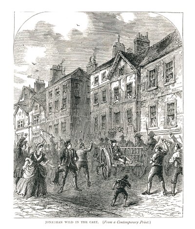 Jonathan Wild in the Cart, 1878 av Unbekannt