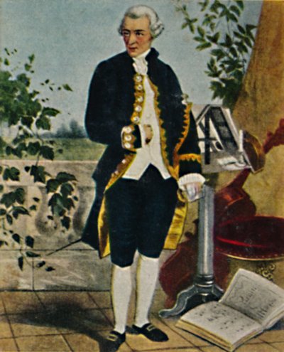Joseph Haydn 1732-1809. - Målning av Hammann, 1934. av Unbekannt