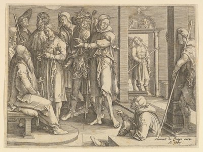 Joseph berättar sina drömmar för Jacob kopia, 1640-70. av Unbekannt