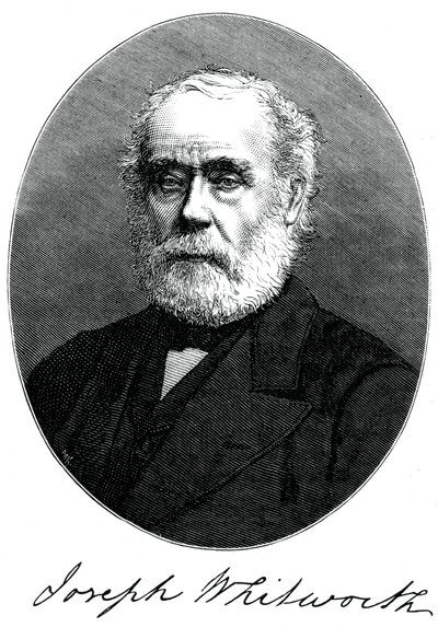 Joseph Whitworth, brittisk ingenjör, entreprenör och uppfinnare, c1880 av Unbekannt