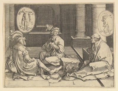 Joseph i fängelse kopia, 1600-talet. av Unbekannt