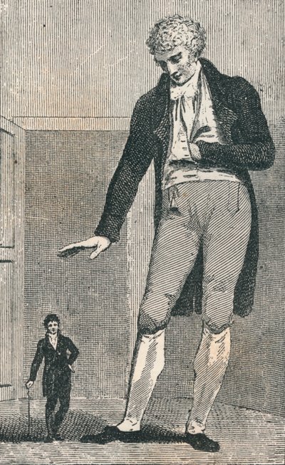 Jozef Boruwlaski 1739-1837 och Patrick Cotter OBrien 1760-1806, c1780 1894 av Unbekannt
