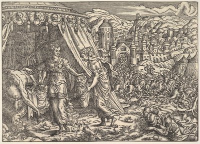 Judith och Holofernes, från Biblia, Frankfurt, 1564. av Unbekannt