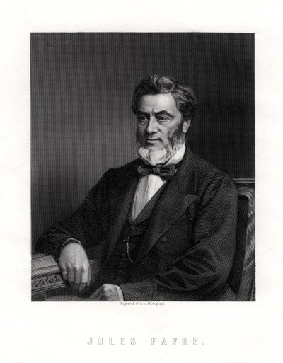 Jules Claude Gabriel Favre, fransk statsman, 1800-talet av Unbekannt