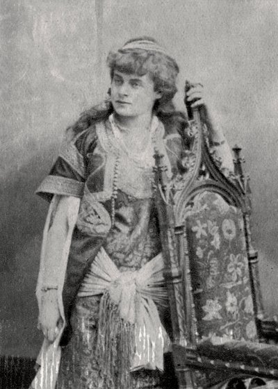 Julie Feyghine, fransk skådespelerska, 1881 av Unbekannt