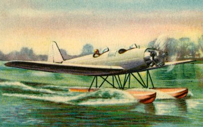 Junkers L 50 Junior sjöflygplan, 1932. av Unbekannt