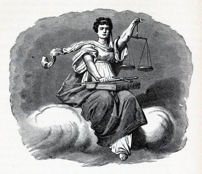 Rättvisa, 1882 av Unbekannt