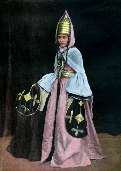 Kabardinsk kvinna, c1890 av Unbekannt