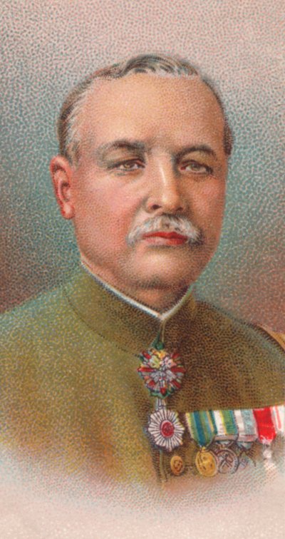 Kamio Mitsuomi, 1:e baron 1856-1927, general i den kejserliga japanska armén, 1917 av Unbekannt