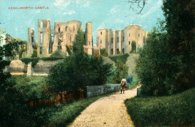 Kenilworth Castle, sent 1800-tidigt 1900-tal. av Unbekannt