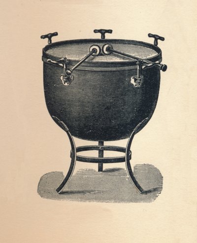Kettledrum Tympani, 1895. av Unbekannt