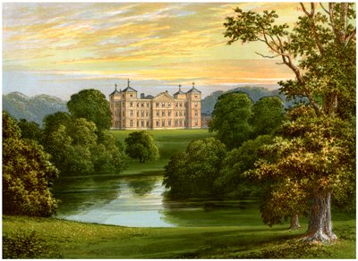 Kimberley Hall, Norfolk, hem för Earl of Kimberley, c1880 av Unbekannt