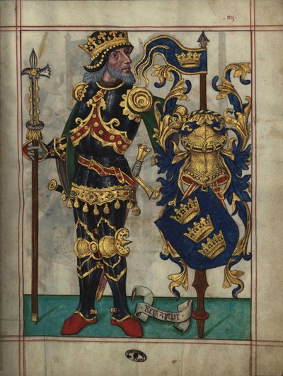 Kung Arthur från Livro do Ameiro-Mor, 1509 av Unbekannt