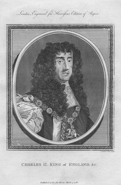 Kung Karl II, 1788. av Unbekannt