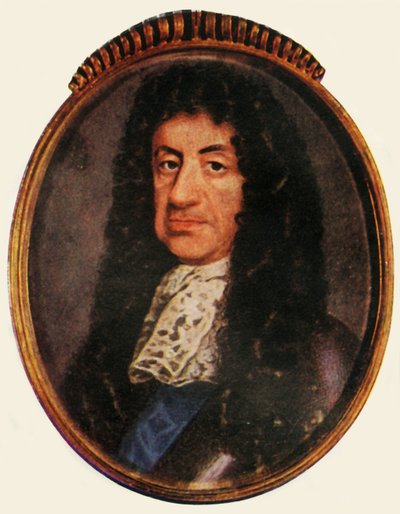 Kung Karl II, c1680, 1947. av Unbekannt