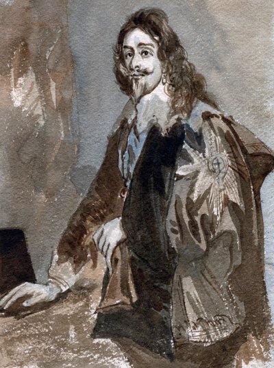 Kung Karl I 1600-1649, c1700-talet av Unbekannt