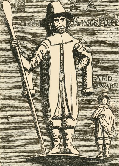 King Charles Porter and Dwarf, c1872. av Unbekannt