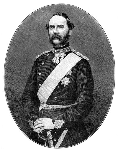 Kung Christian IX av Danmark 1818-1906 av Unbekannt