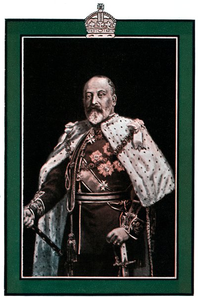 Kung Edward VII 1841-1910, 1902-1903 av Unbekannt