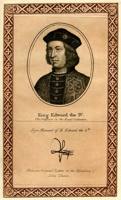 kung Edvard IV av England av Unbekannt