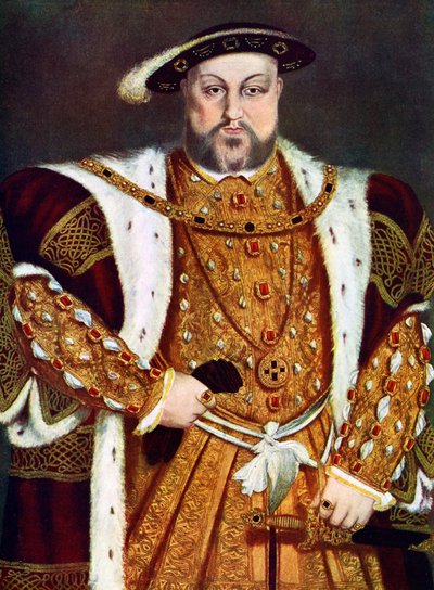 Kung Henrik VIII, c1538-1547, c1900-1920 av Unbekannt