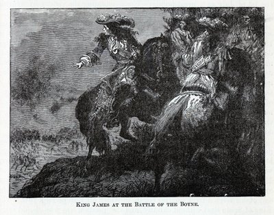 King James i slaget vid Boyne, 1882 av Unbekannt