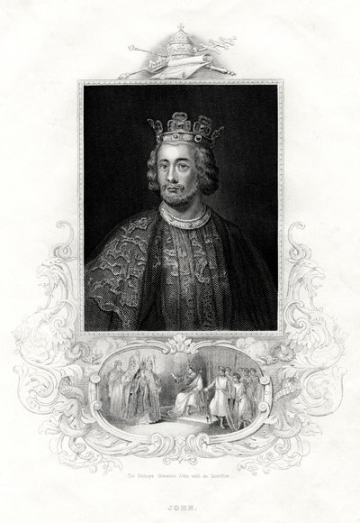 Kung John av England, 1860 av Unbekannt