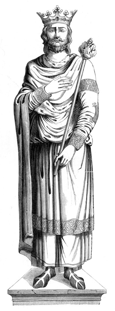 Kung Ludvig VII av Frankrike 1120-1180, 1500-talet 1849 av Unbekannt