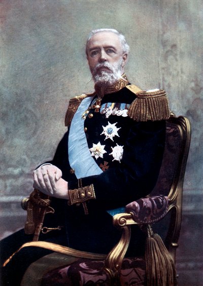 Kung Oscar II av Sverige, sent 1800-tidigt 1900-tal av Unbekannt