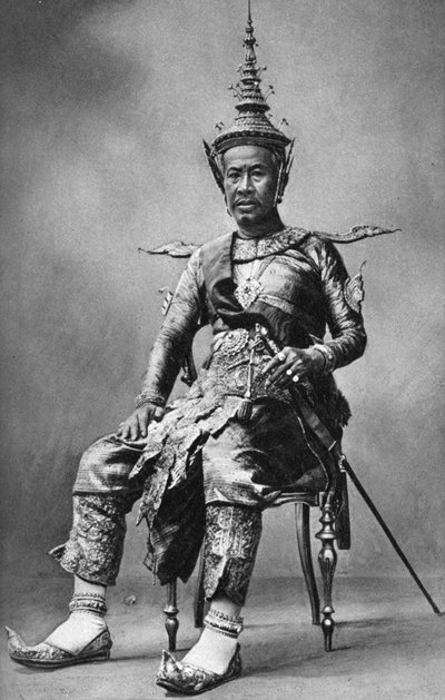 Kung Sisowath av Kambodja, 1922 av Unbekannt