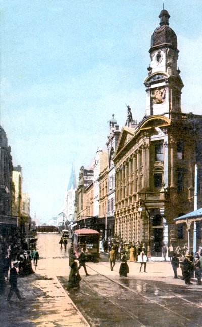King Street, Sydney, Australien, ca 1900-talet av Unbekannt