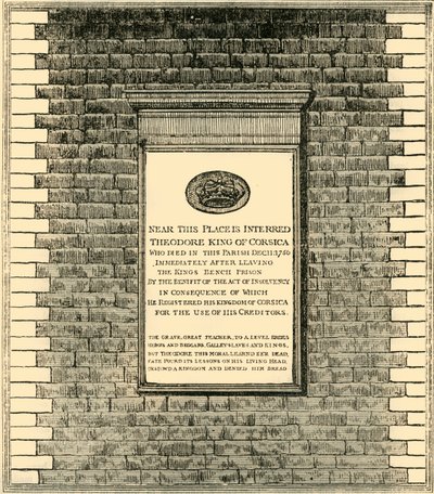 Kung Theodores monument, 1881. av Unbekannt