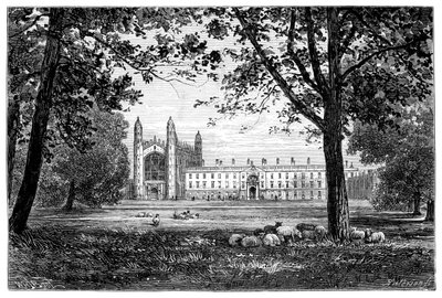 Kings College, Cambridge, 1900 av Unbekannt