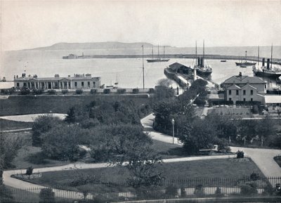 Kingstown - General View of the Harbour, 1895 av Unbekannt
