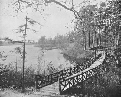 Kissing Bridge, Lakewood, New Jersey, USA, c1900. av Unbekannt