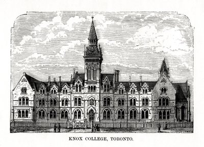 Knox College, Toronto, Ontario, Kanada, 1800-talet av Unbekannt