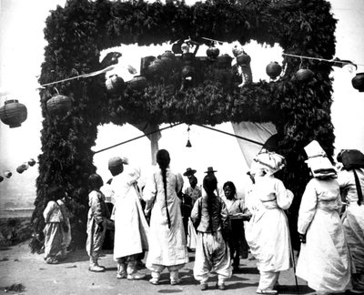 Koreanska barn, 1900 av Unbekannt
