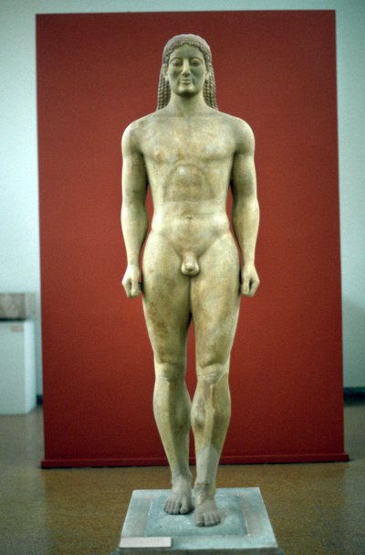 Kouros, c650-500 f.Kr av Unbekannt