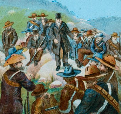 Kruger vädjade till borgarna i Bloemfontein, 1900 av Unbekannt